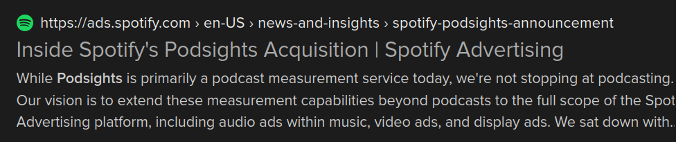 Podsights